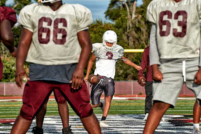 Every Trojan was affected, but Miguel (punting) caught COVID-19 himself.